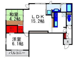 Ｄ　Ｈｏｕｓｅ　ｎｏｒｔｈの物件間取画像